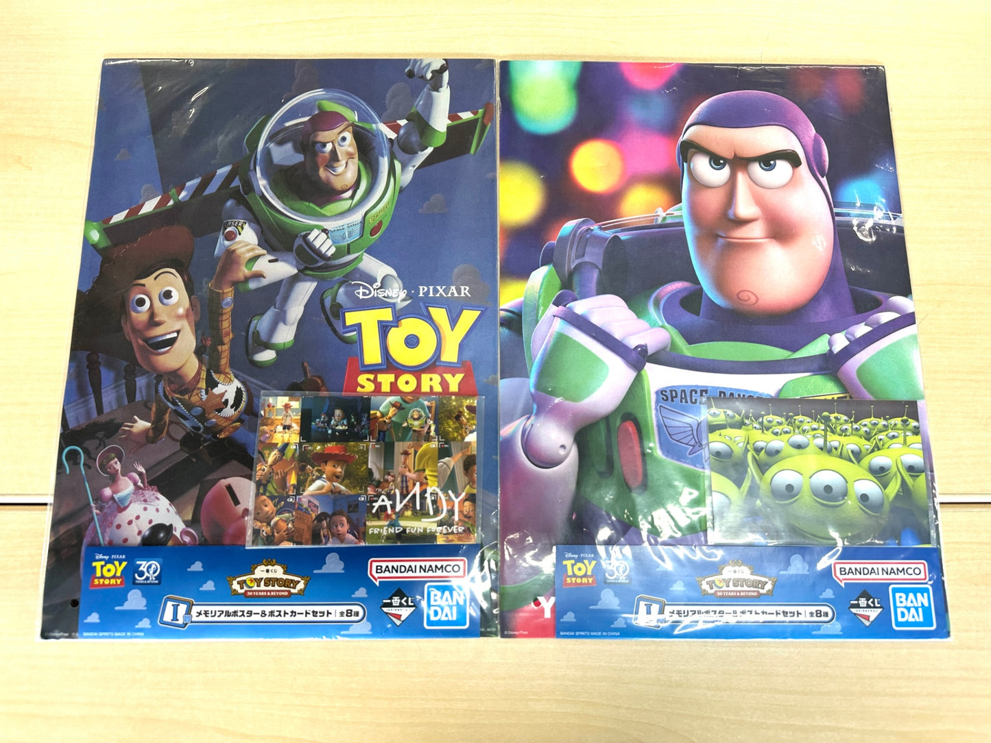 一番くじ トイ・ストーリー 30YEARS&BEYOND I賞メモリアルポスター&ポストカード 4種セット BANDAI 8/29