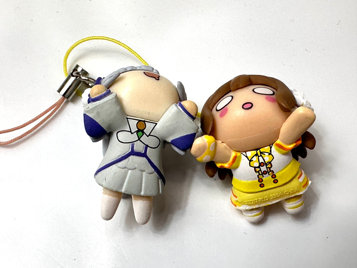 現状品 アニメキャラ寝そべりプチフィギュア ストラップ まとめセット レム ラム 黒澤ダイヤ 渡辺曜 国木田花丸 2/16