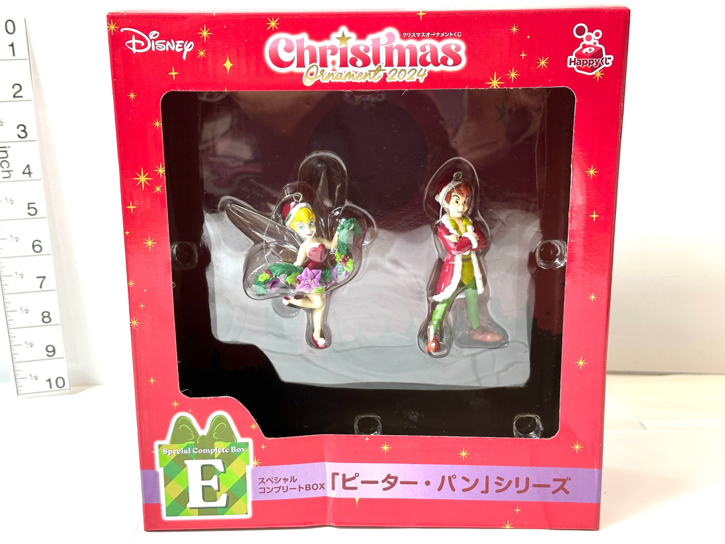 Happyくじ ディズニー クリスマスオーナメント 2024 E スペシャルコンプリートBOX ピーター・パンシリーズ フィギュア 10/10
