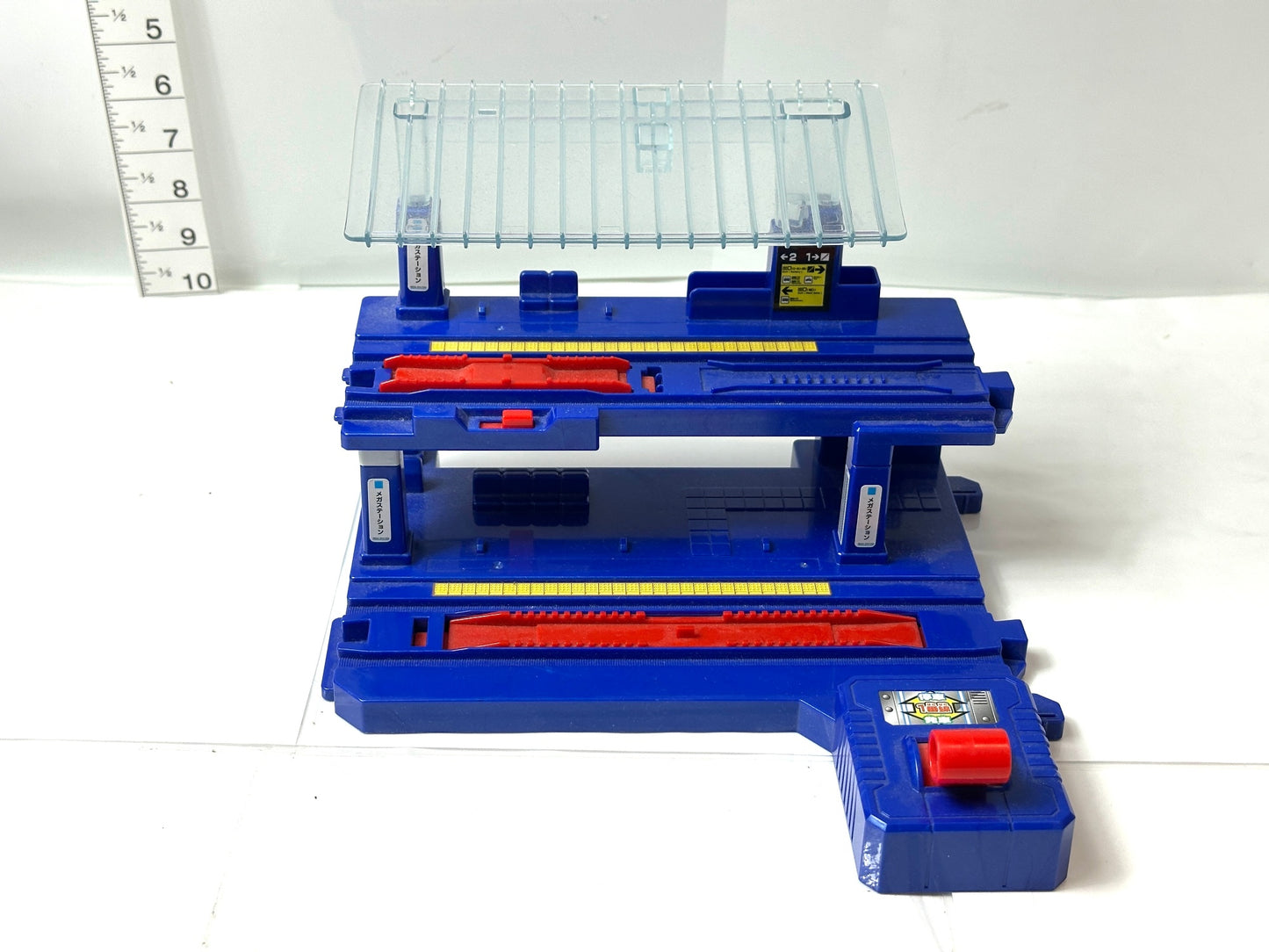 簡易動作確認済み 現状品 タカラトミー プラレール のぼってくだって立体交差!メガ駅ビル 9/24