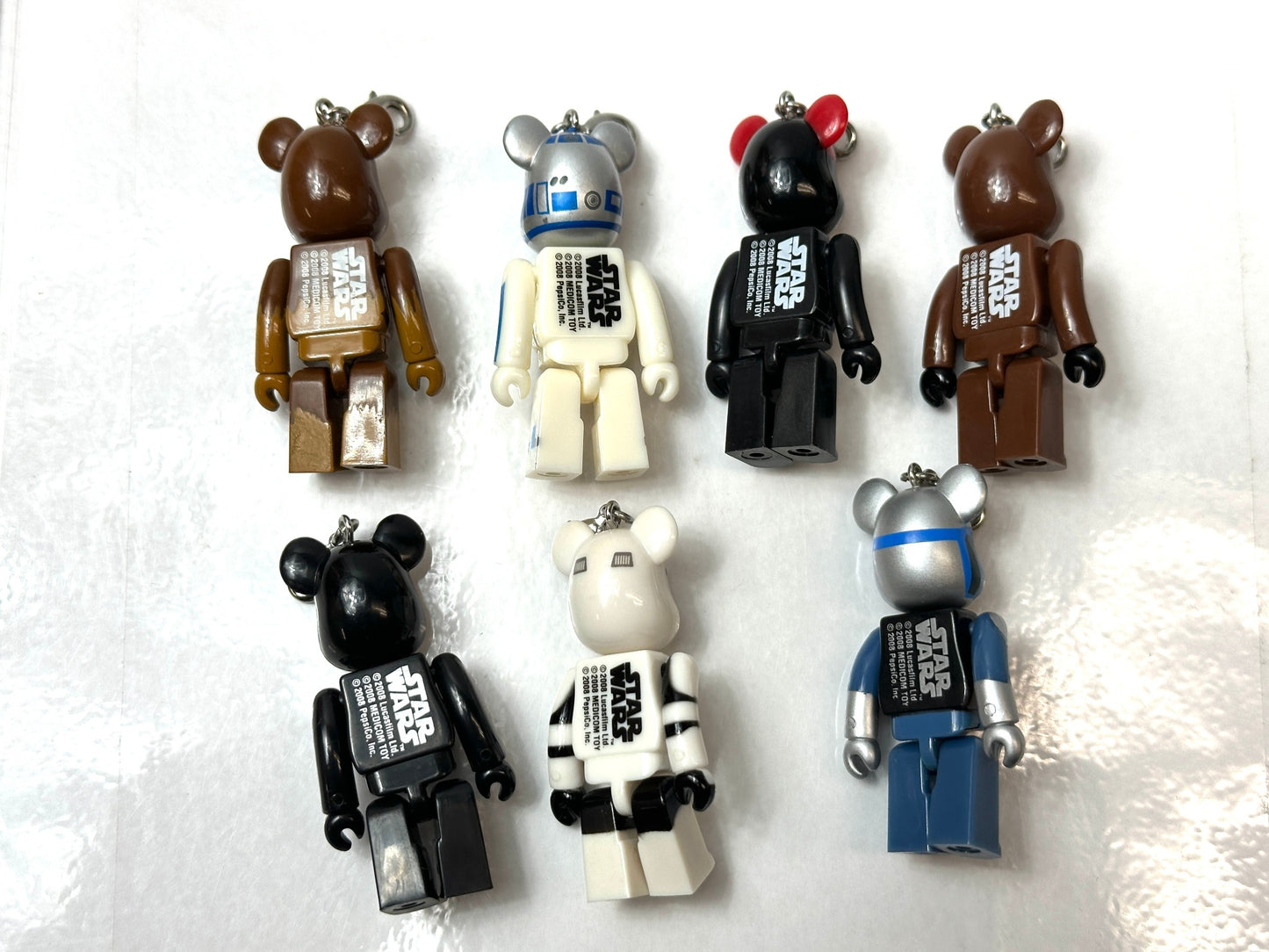 現状品 スター・ウォーズ PEPSI ペプシ BE@RBRICK ベアブリック7 個セット フィギュア ボールチェーン付き 12/19