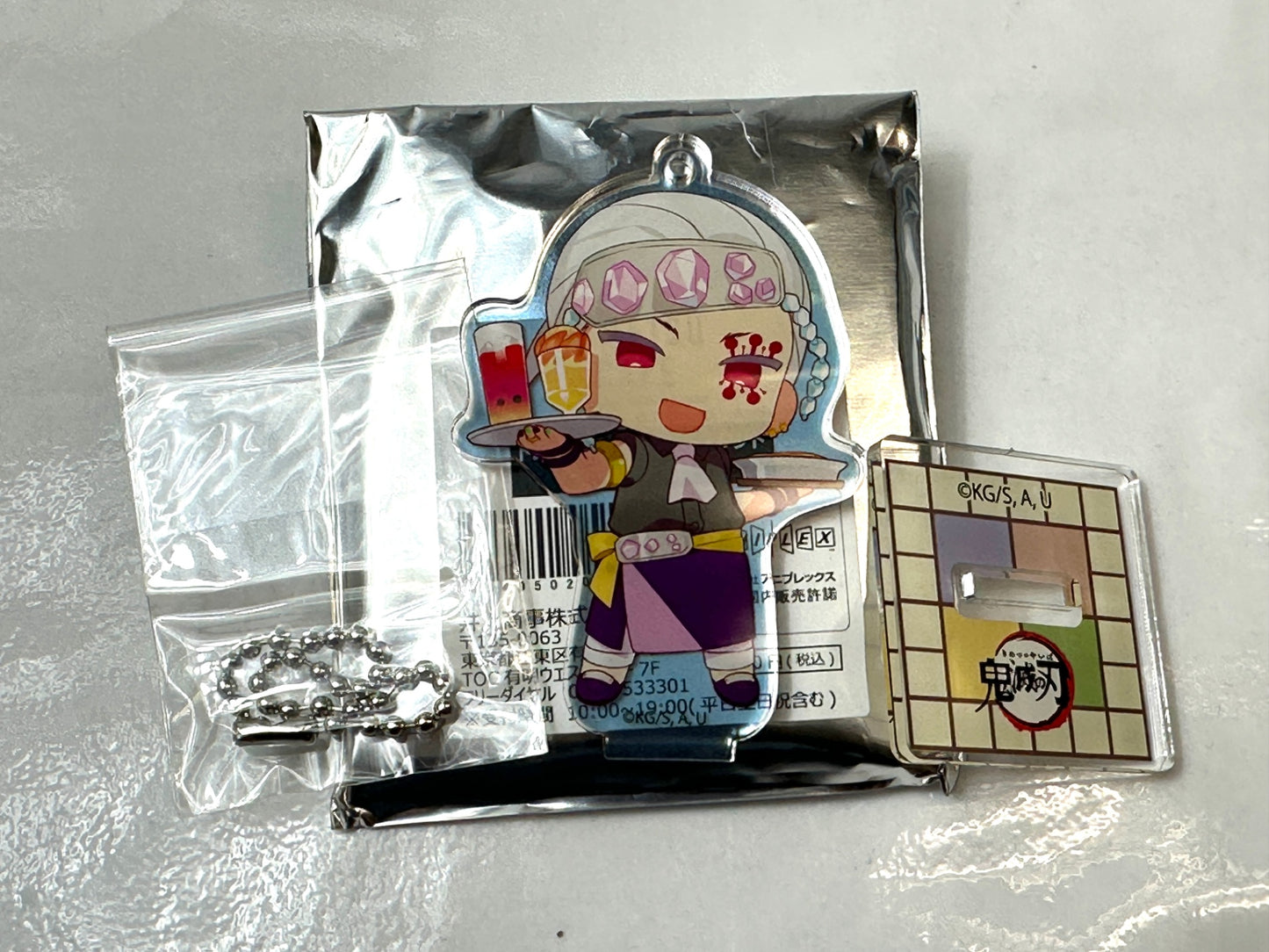 開封済み・未使用品 鬼滅の刃×SWEETS PARADISE KIMETSU CAFE トレーディングアクリルスタンド 7種8個セット アニプレックス 9/10