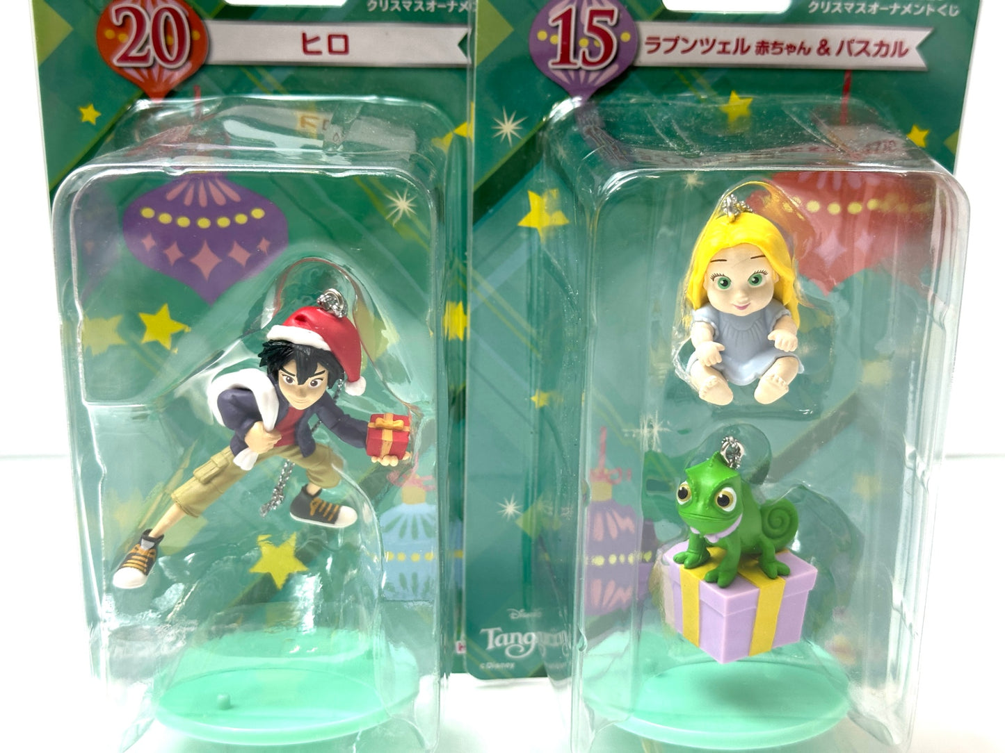 Happyくじディズニークリスマスオーナメント2022 10個セット リロ ステッチ エンジェル チップ&デール 他 フィギュア 9/110