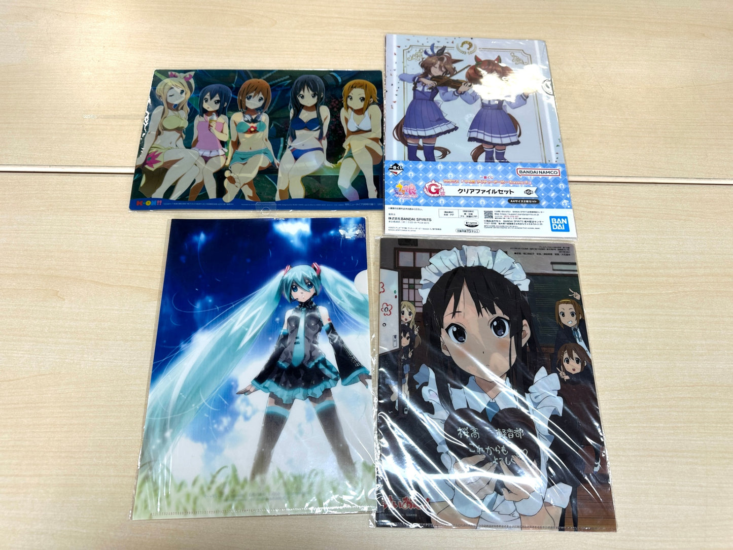 一番くじ 女子アニメキャラ 他 クリアファイル まとめセット 初音ミク ウマ娘 五等分の花嫁 推しの子 ぼっち・ざ・ろっく! ノーゲーム・ノーライフゼロ 他 9/1