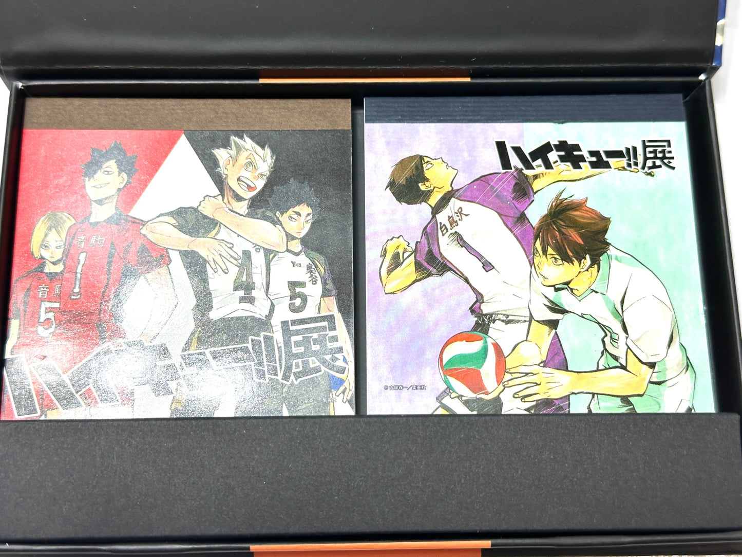 ハイキュー!!展 排球箱 メモ帳&ステッカーセット 集英社 8/20