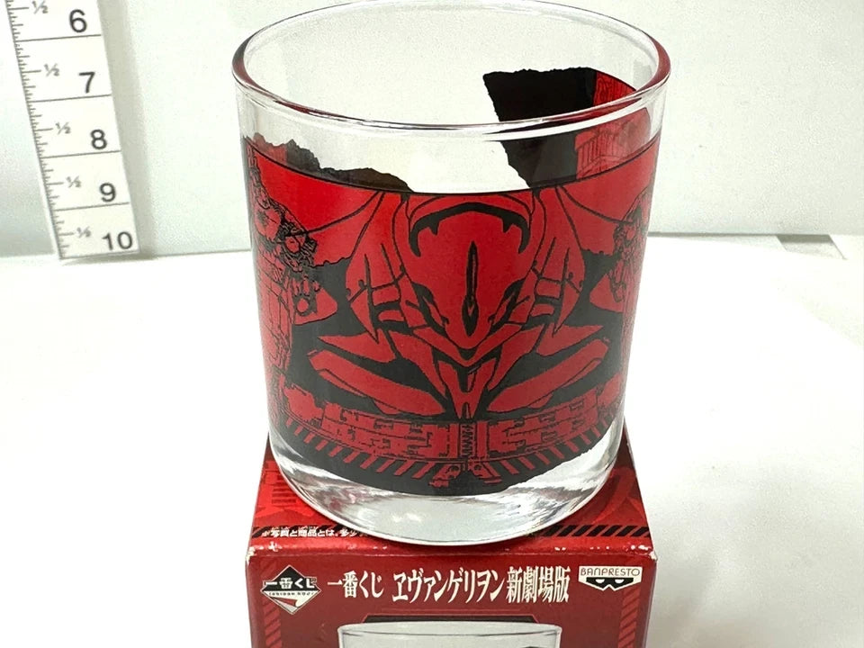 BANPRESTO 開封済み・未使用品 一番くじ エヴァンゲリオン 新劇場版 E賞 グラス 全3種セットバンプレスト 4/2