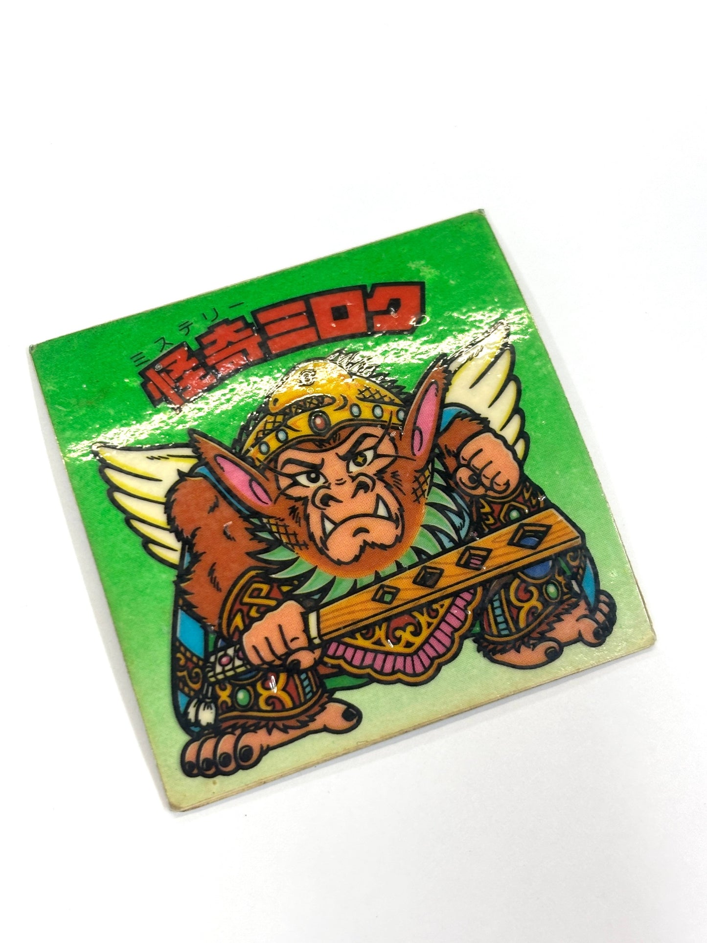 ビックリマンシール 悪魔VS天使シール 表裏 怪奇インカ・ミロク