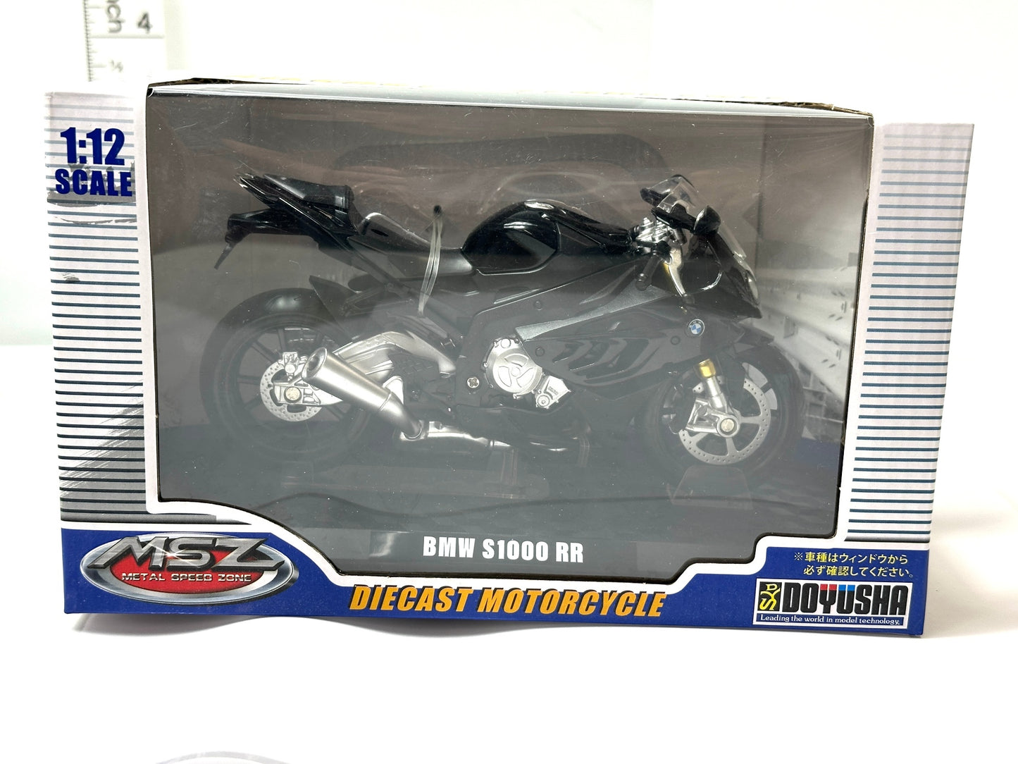 童友社 ダイキャストモーターサイクル 1/12 BMW S1000 RR 黒 完成品 8/7