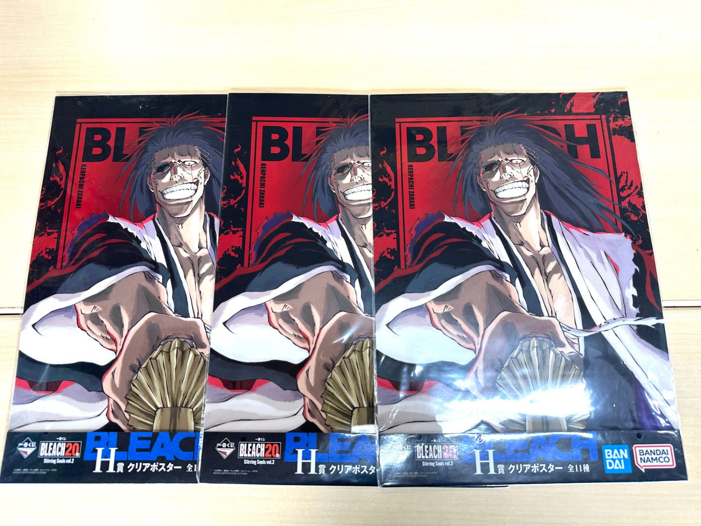 一番くじ BLEACH 20th H賞 クリアポスター 10種 28枚セット BANDAI 8/29
