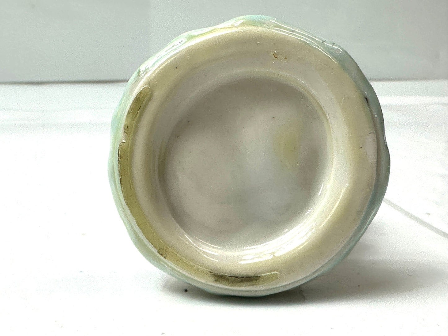 現状品 傷みありリモージュ ボックス 小物入れ サンタ 陶器製 ジャンク扱い 10/21