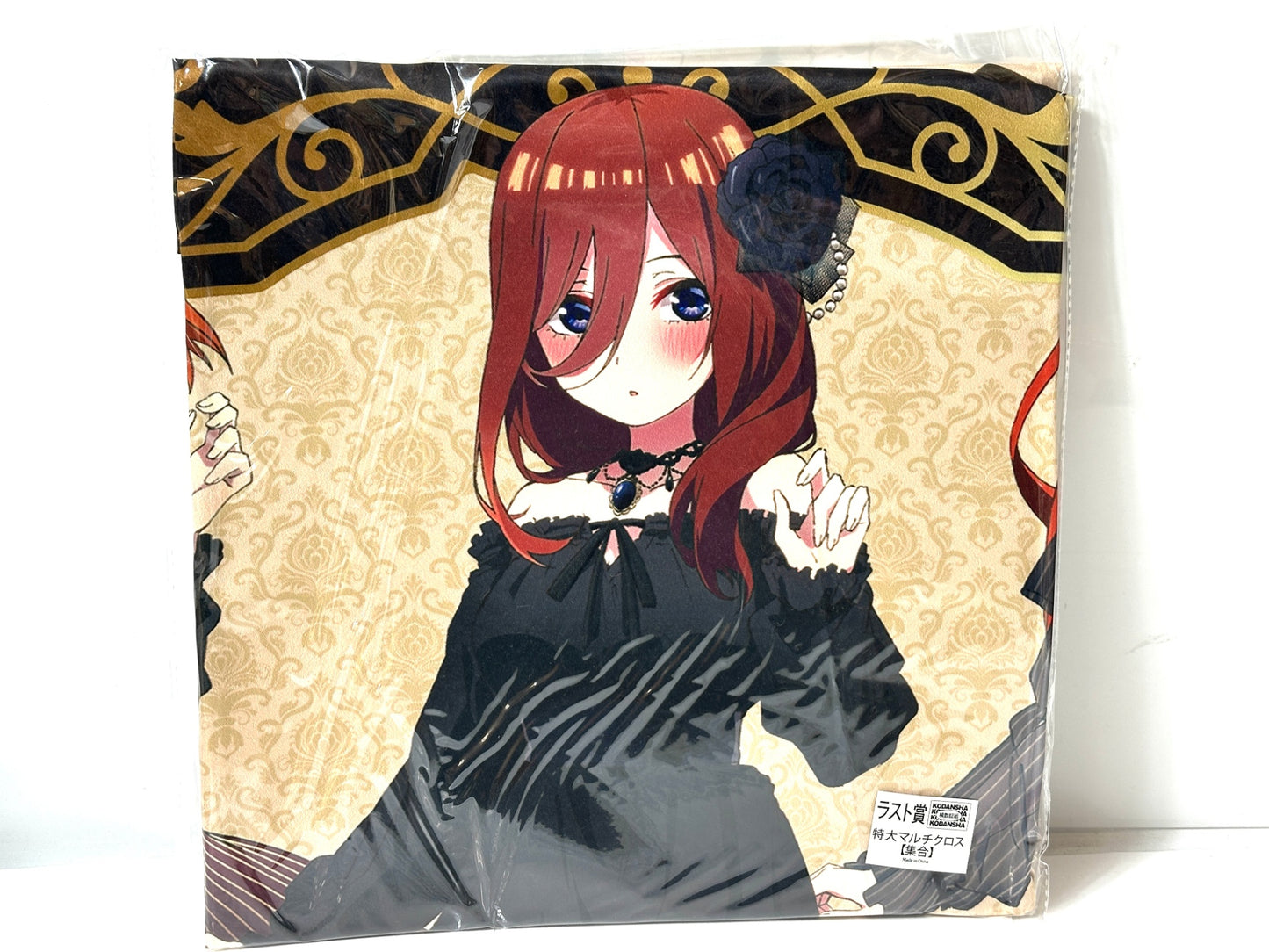 きゃらっとくじ 五等分の花嫁 Gothic rock 特大マルチクロス 4枚セット B/C/D/ラスト賞 中野二乃 三玖 四葉 集合 10/1