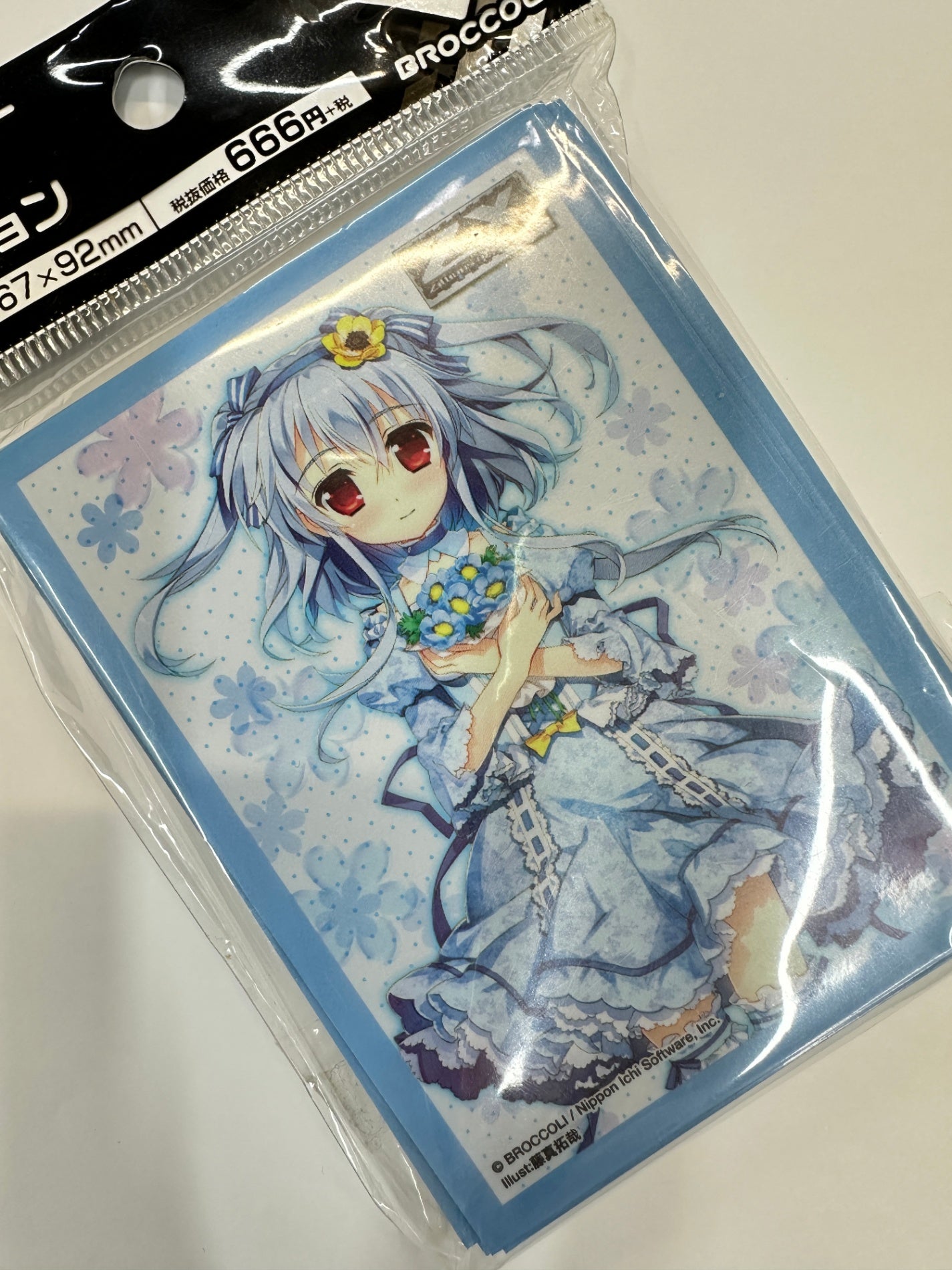 Z/X ゼクス スリーブ 各務原あづみ(花) 60枚入り ブロッコリー キャラクタースリーブ