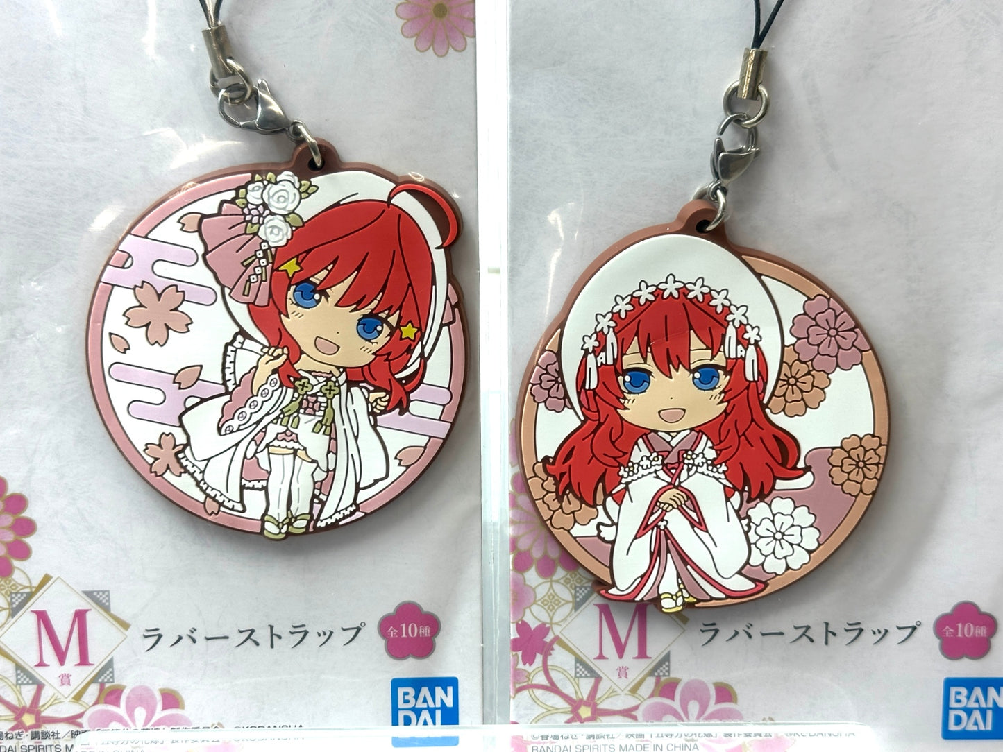 一番くじ 映画 五等分の花嫁 幸せの結び M賞 ラバーストラップ 全10種コンプリートセット中野一花/二乃/三玖/四葉/五月 12/4