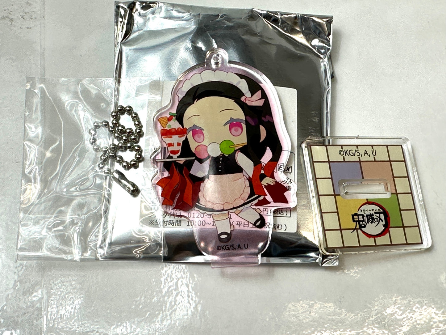 開封済み・未使用品 鬼滅の刃×SWEETS PARADISE KIMETSU CAFE トレーディングアクリルスタンド 7種8個セット アニプレックス 9/10