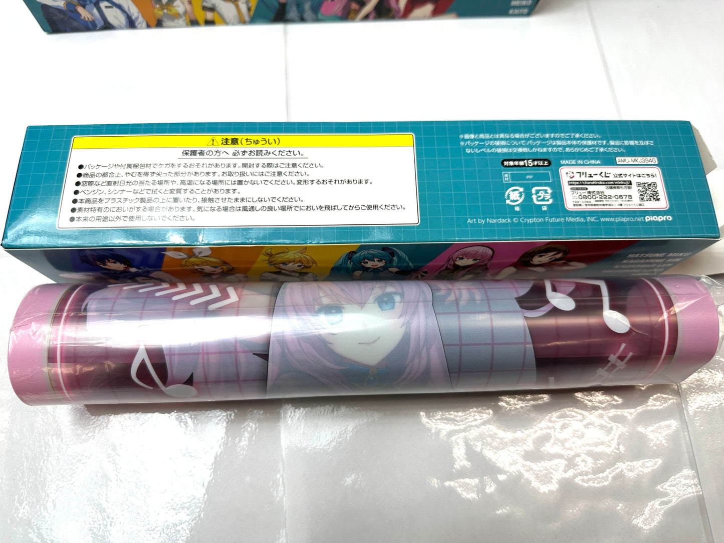 Furyu フリューくじ 初音ミク G賞 ヌードルストッパーフィギュア クリアポスター 5個セット 8/26