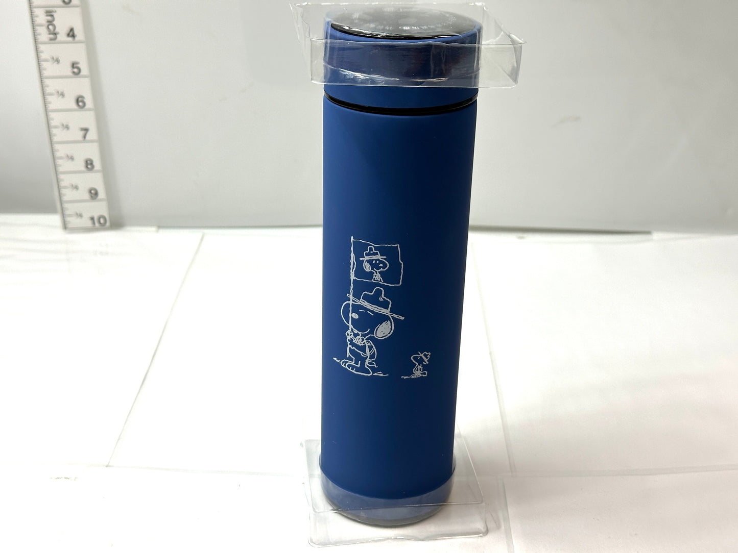 SNOOPY スヌーピー 温度センサー 温度表示 ステンレスボトル 水筒 パッケージに傷みあり開封済み・未使用品 9/16