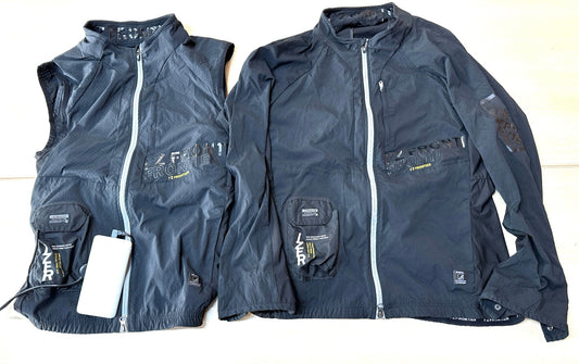 動作確認済み アイズフロンティア I'Z FRONTIER 冷却 作業服4L ベルチェベスト3L バッテリー ファンモーター まとめセット 9/15