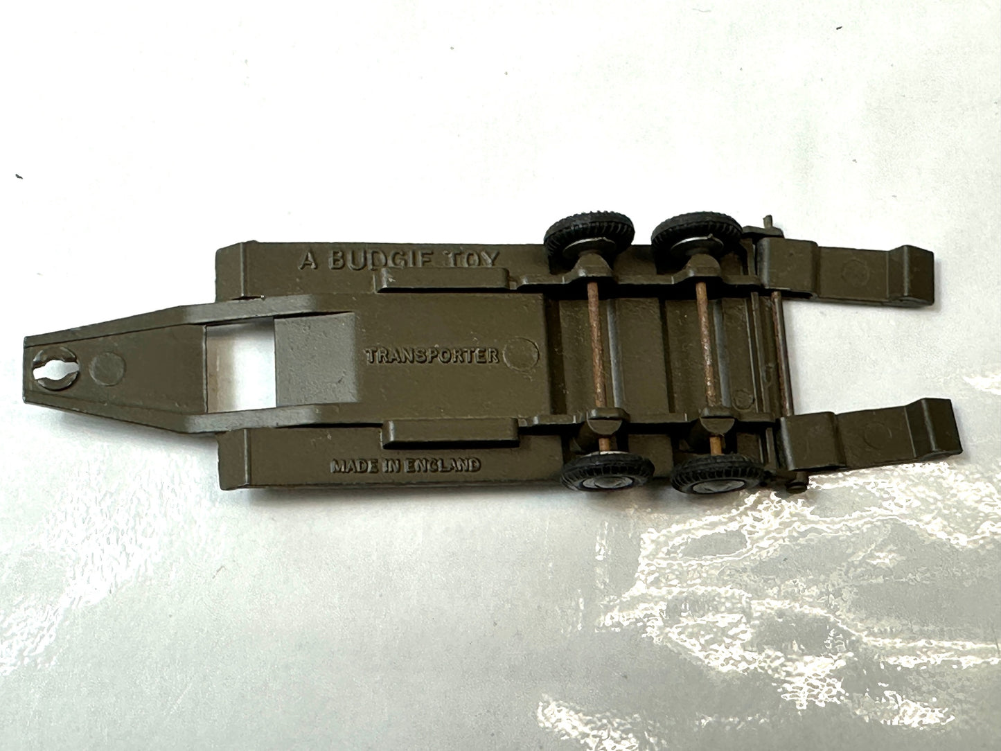A BUDGIE TOY バジートイズ センチュリオン戦車とインターナショナル戦車輸送車 No.222 10/3