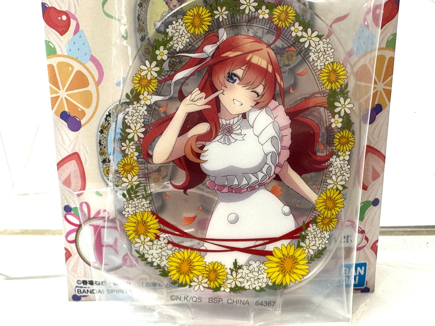 開封済み・未使用品 一番くじ 五等分の花嫁 五つ子セレブレーション F賞 アクリルスタンド 2024 五つ子バースデイVer. 全5種コンプリートセット中野一花/二乃/三玖/四葉/五月 12/4