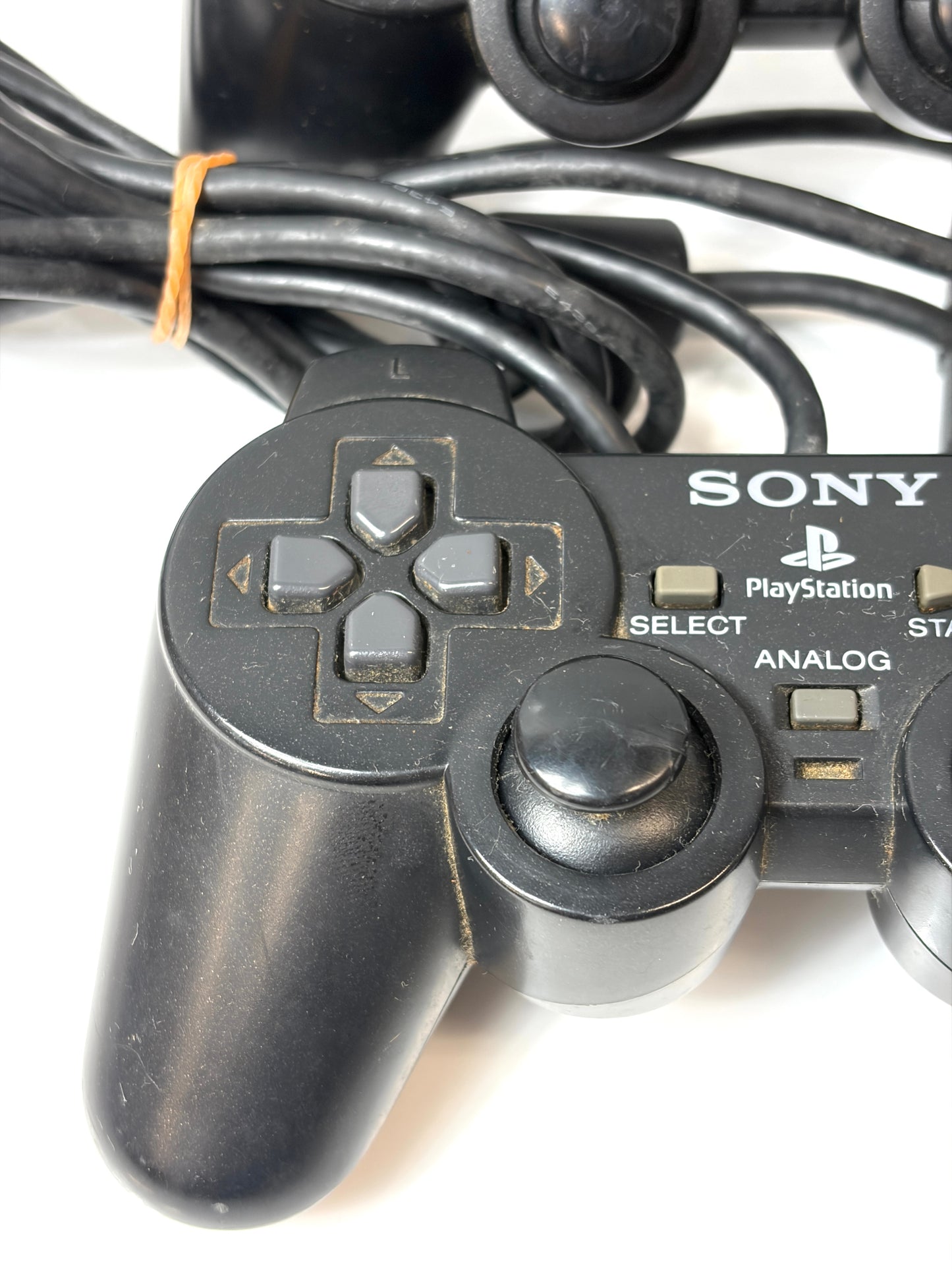 【現状品 純正2個セット】PS2 DUALSHOCK コントローラー SONY ブラック SCPH-10010