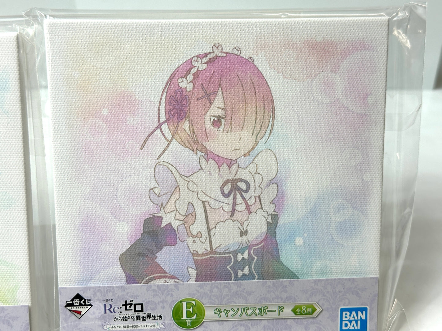 一番くじ Re:ゼロから始める異世界生活 あなたに、精霊の祝福がありますように E賞 キャンバスボード B 3種セット 11/13