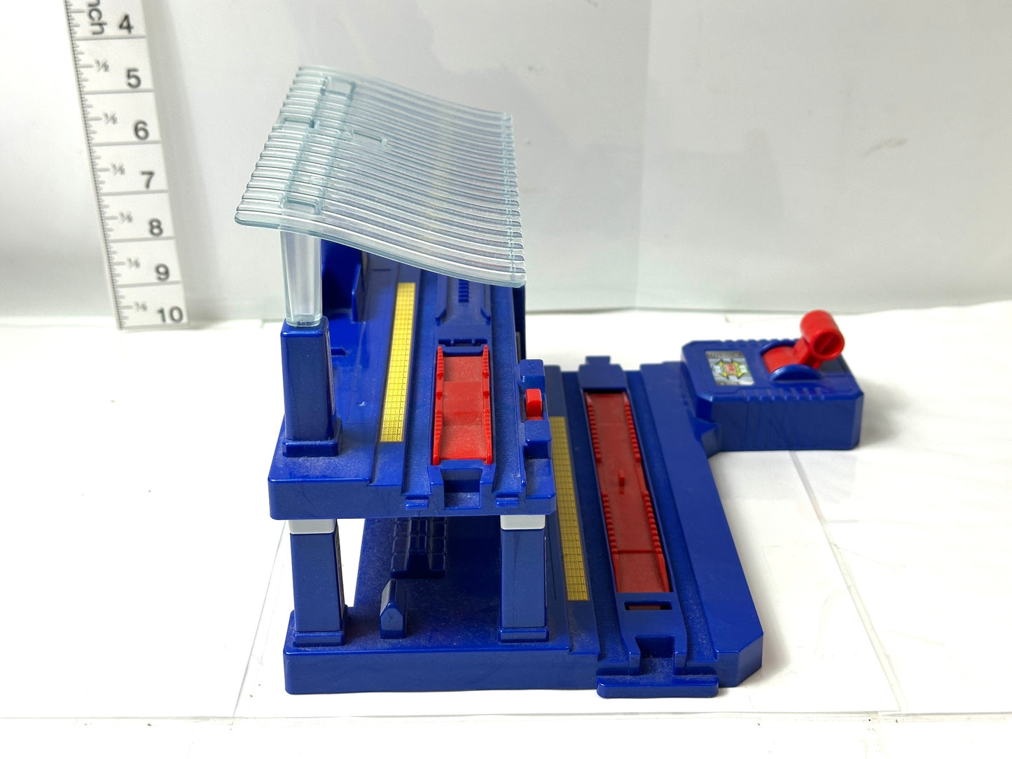 簡易動作確認済み 現状品 タカラトミー プラレール のぼってくだって立体交差!メガ駅ビル 9/24