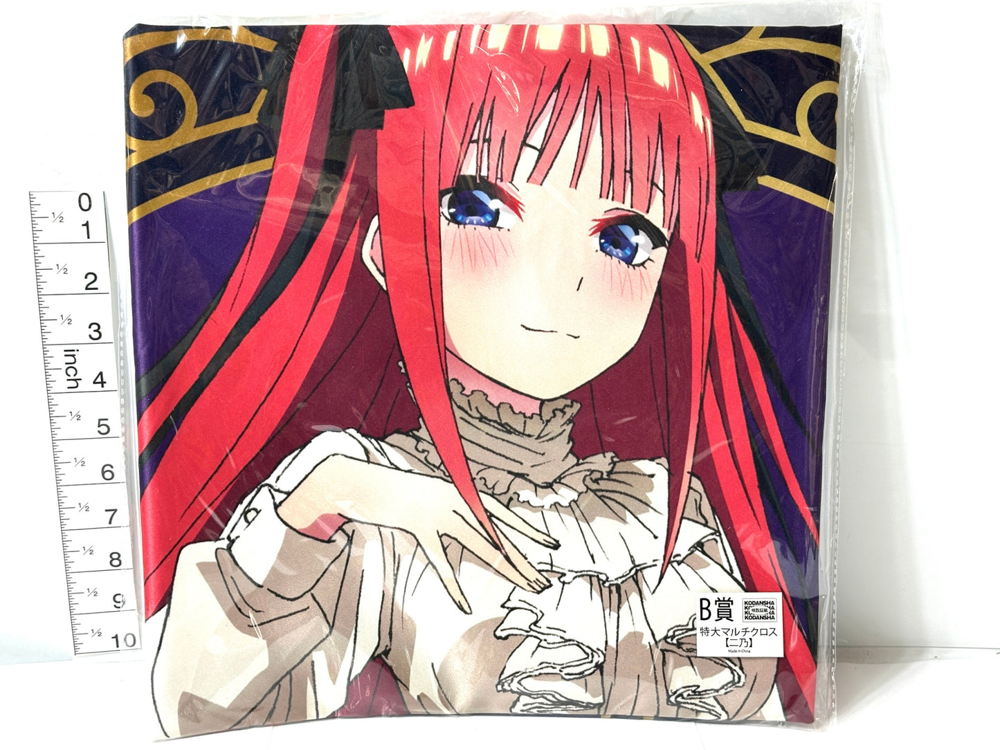 きゃらっとくじ 五等分の花嫁 Gothic rock 特大マルチクロス 4枚セット B/C/D/ラスト賞 中野二乃 三玖 四葉 集合 10/1