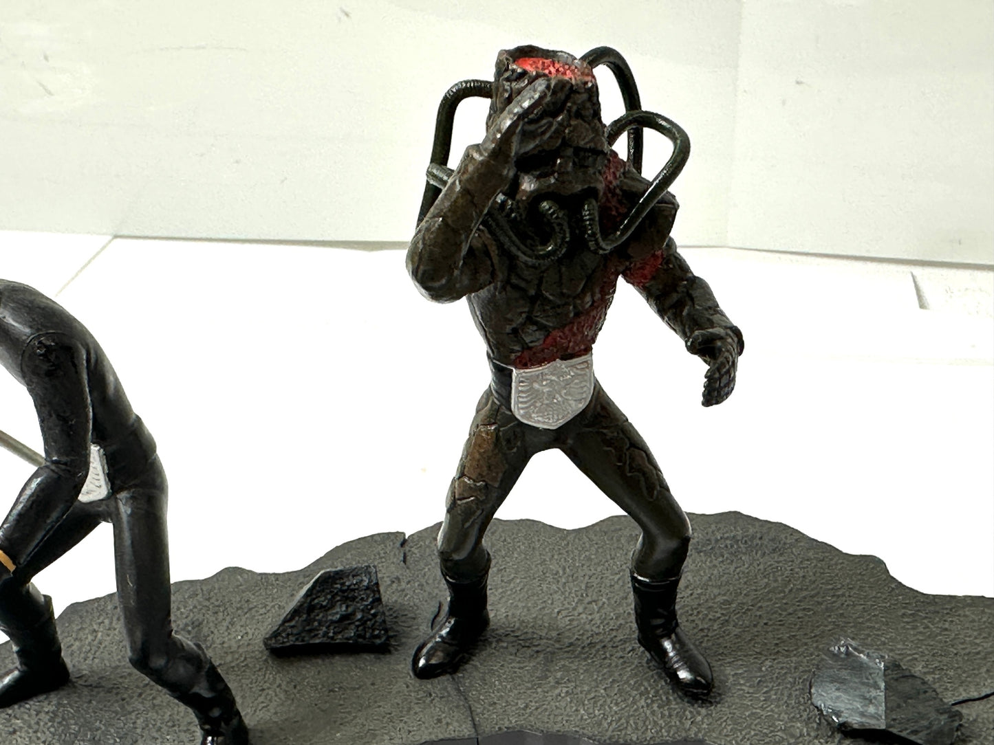バンプレスト 現状品 ポケット一番くじ 仮面ライダー ジオラマフィギュア ショッカー戦闘員 仮面ライダー1号2号 マグマ怪人ゴースター 10/14