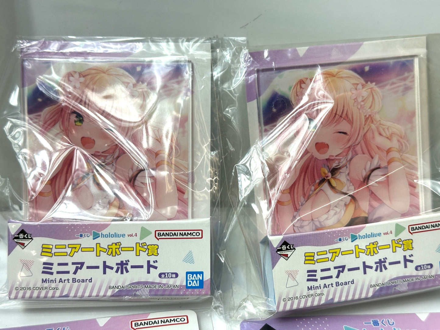 一番くじ hololive ホロライブ グッズ まとめセット ミニアートボード アクリルスタンド クリアツインチャーム フレームスタンド 9/5