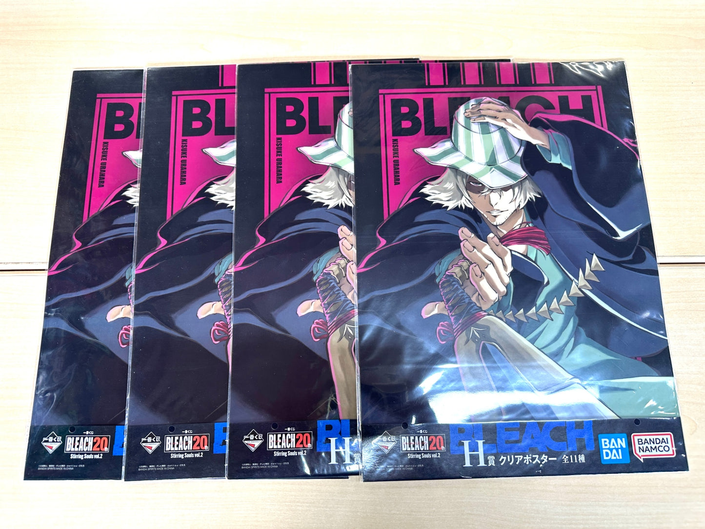 一番くじ BLEACH 20th H賞 クリアポスター 10種 28枚セット BANDAI 8/29