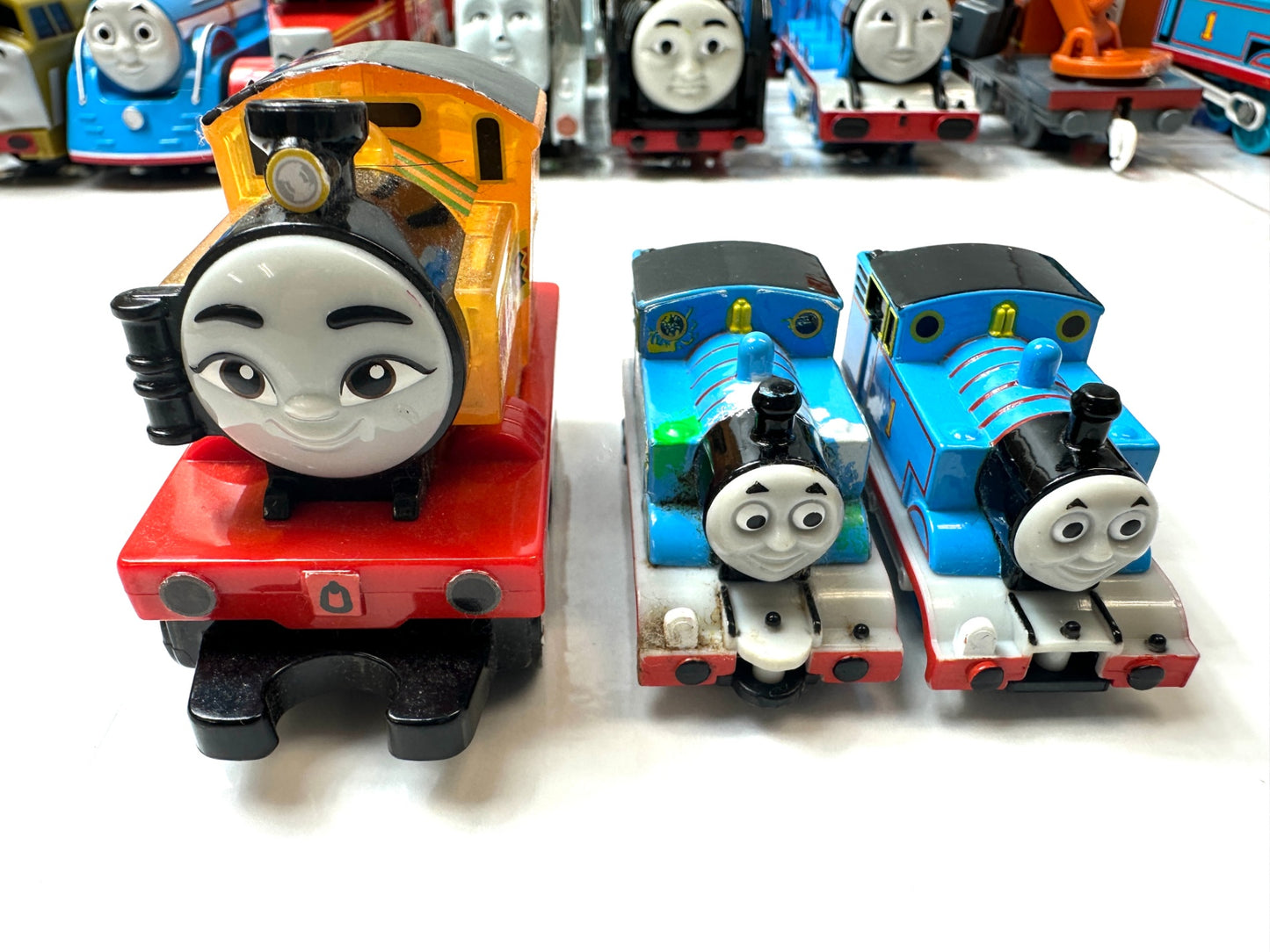 現状品 プラレール他 トーマス車両まとめセット TS-19消防車フリン/TS-20流線形トーマス/スペンサーTS-10/ヒロTS07/ディーゼルTS09 他 9/22