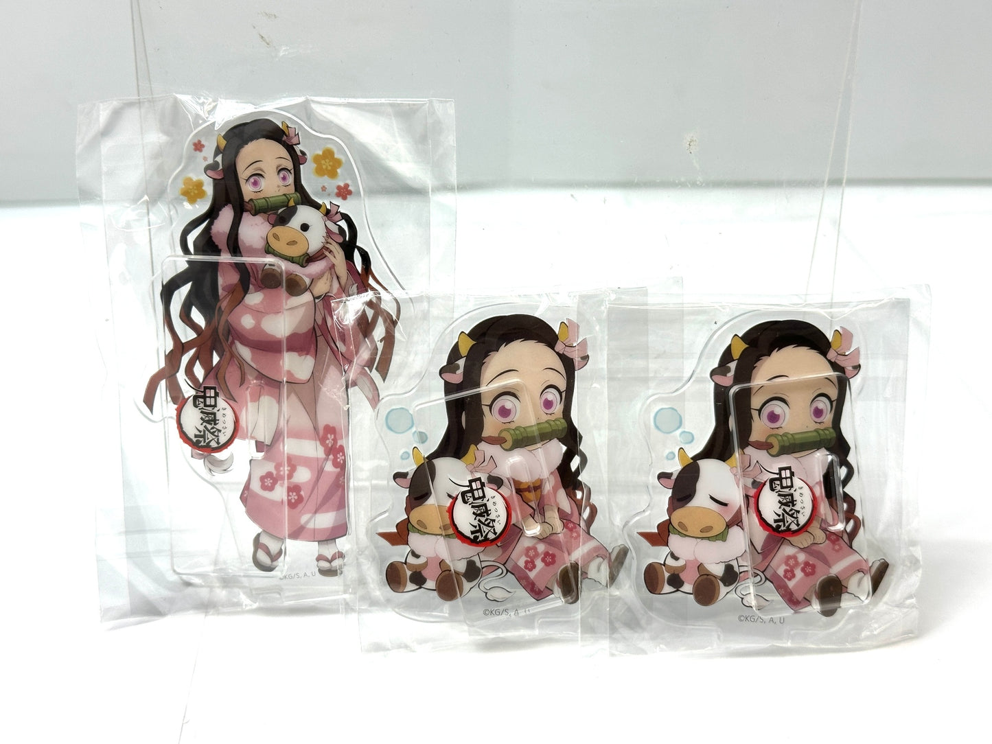 ufotable WEBSHOP 受注生産限定 鬼滅の刃 鬼滅祭 丑年 アクリルスタンド まとめセット 竈門炭治郎/竈門禰豆子/我妻善逸/嘴平伊之助/煉獄杏寿郎 9/10