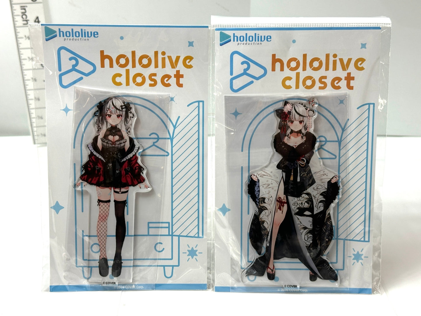 ホロライブ hololive closet アクリルスタンド 2個セット 沙花叉クロヱ 地雷私服衣装/正月衣装 9/3