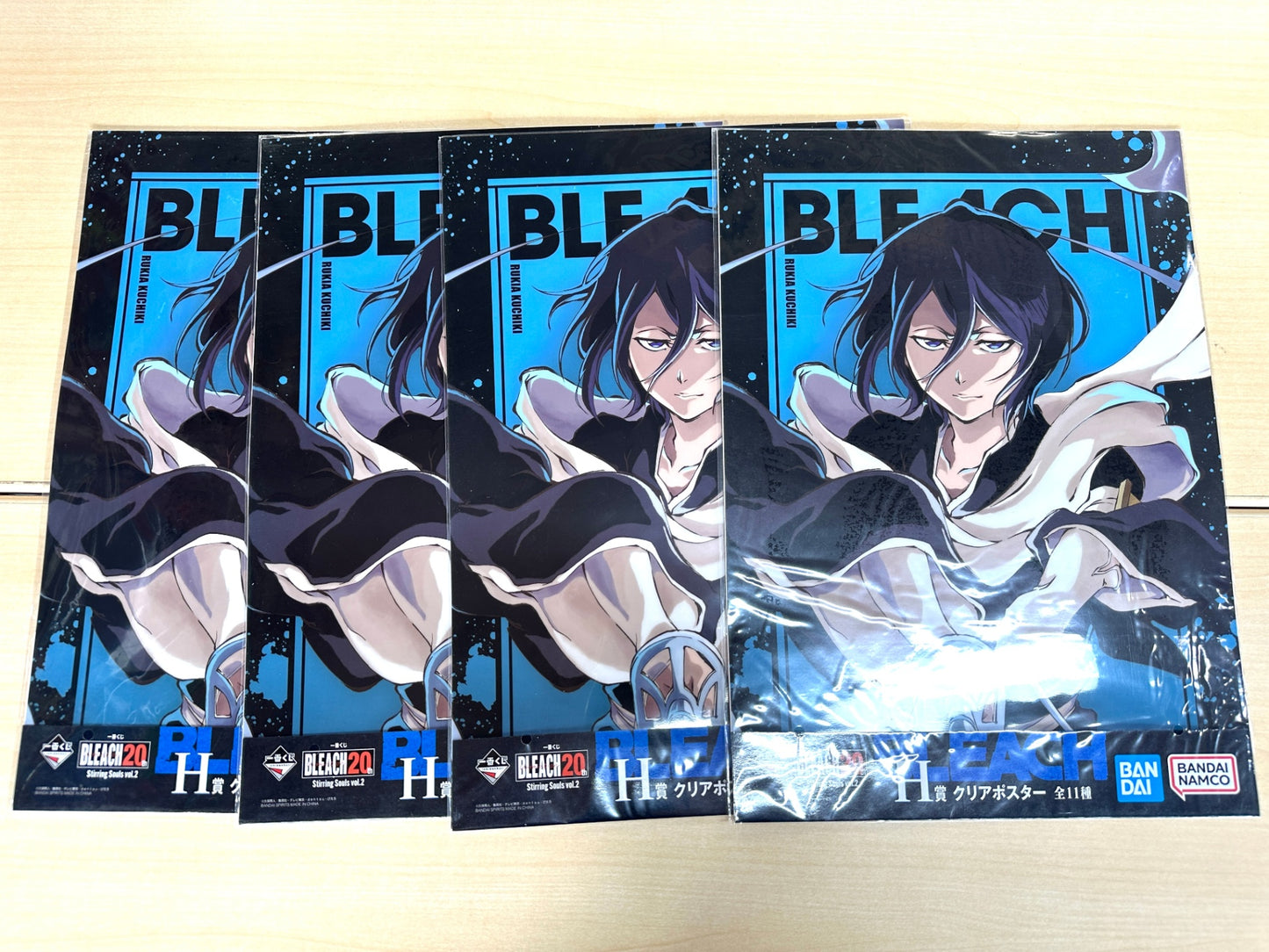 一番くじ BLEACH 20th H賞 クリアポスター 10種 28枚セット BANDAI 8/29