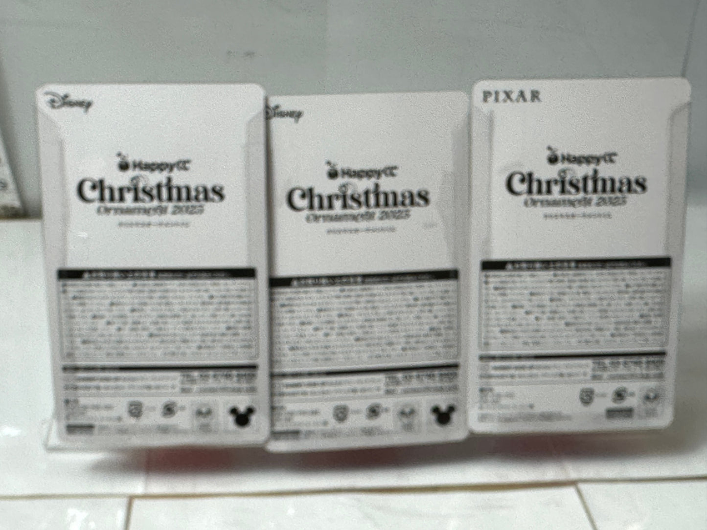 ディズニー クリスマスオーナメント くじ 2025 ドナルドダック&ランディ&アナ 3個セット フィギュア 12/1