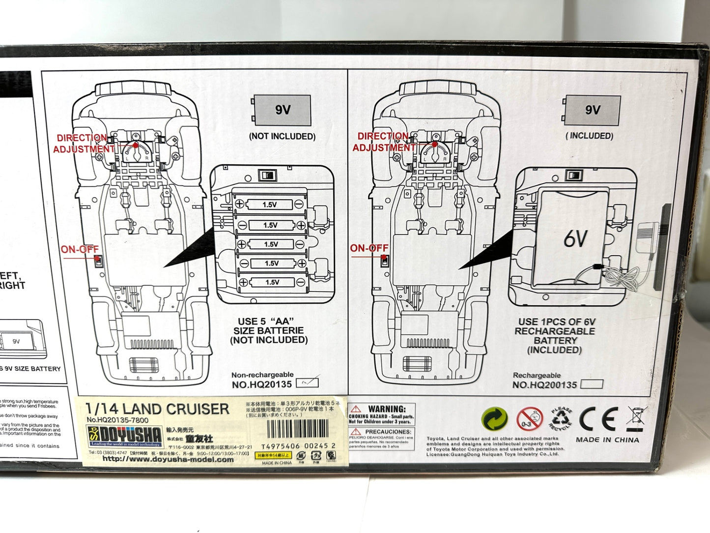 童友社 RCカー ラジコン 1/14 TOYOTA LAND CRUISER トヨタ ランドクルーザー ランクル 9/30
