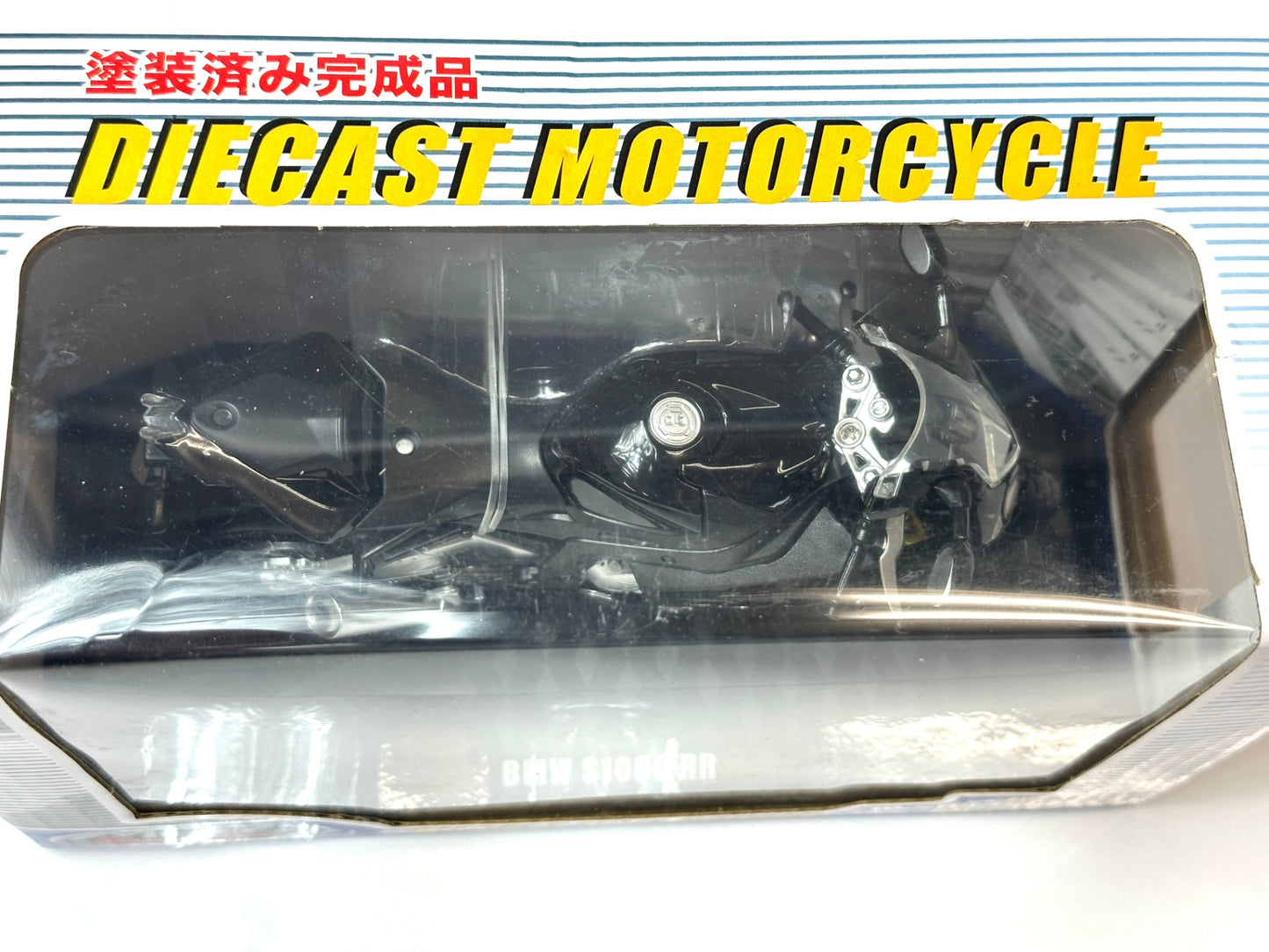 童友社 ダイキャストモーターサイクル 1/12 BMW S1000 RR 黒 完成品 8/7