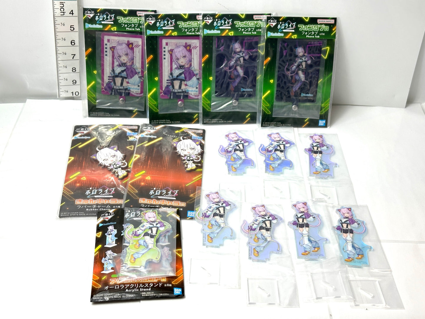 一番くじ hololive ホロライブ 猫又おかゆ アクリルスタンド フォンタブ ラバーチャーム まとめセット 9/5