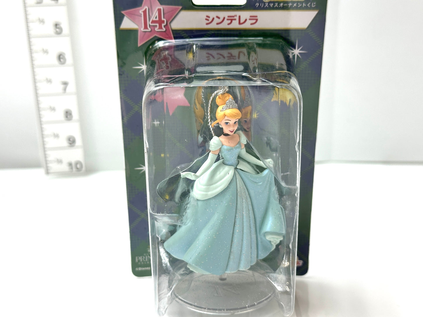 Happyくじディズニークリスマスオーナメント 7個セット シンデレラ グーフィ ベル マックス エンジェル フィギュア 9/10