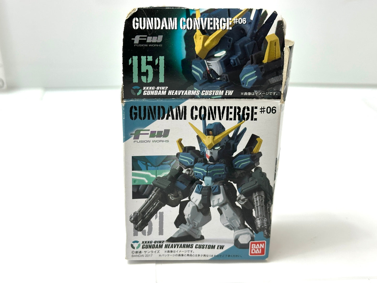 内装未開封品 FW GUNDAM CONVERGE ♯6 151 ガンダムヘビーアームズ改(EW版) BANDAI ガンダムコンバージ 9/10