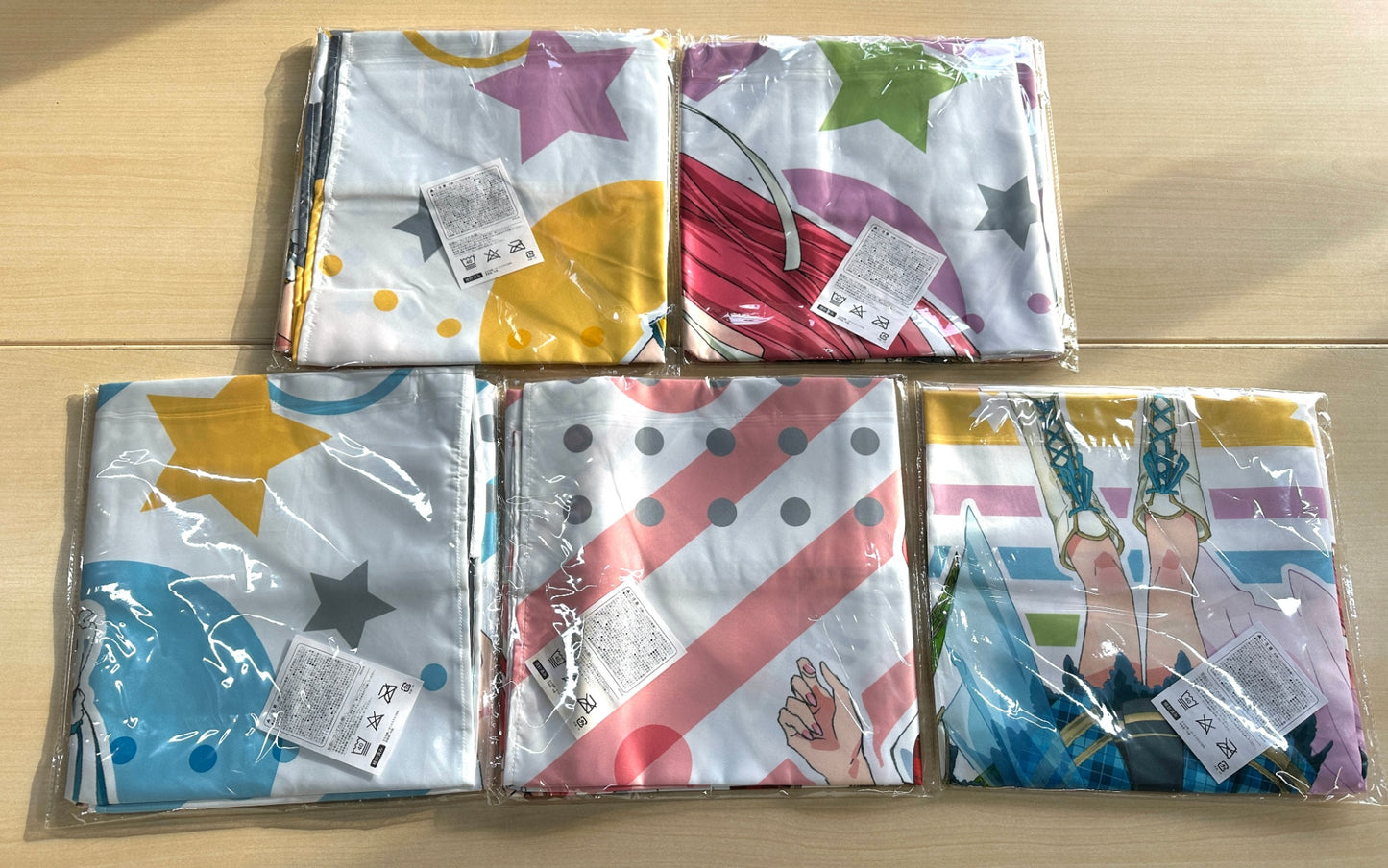 きゃらっとくじ 五等分の花嫁 LIVE 特大マルチクロス 5枚セット A/B/C/E/ラスト賞 中野一花 二乃 三玖 五月 10/1