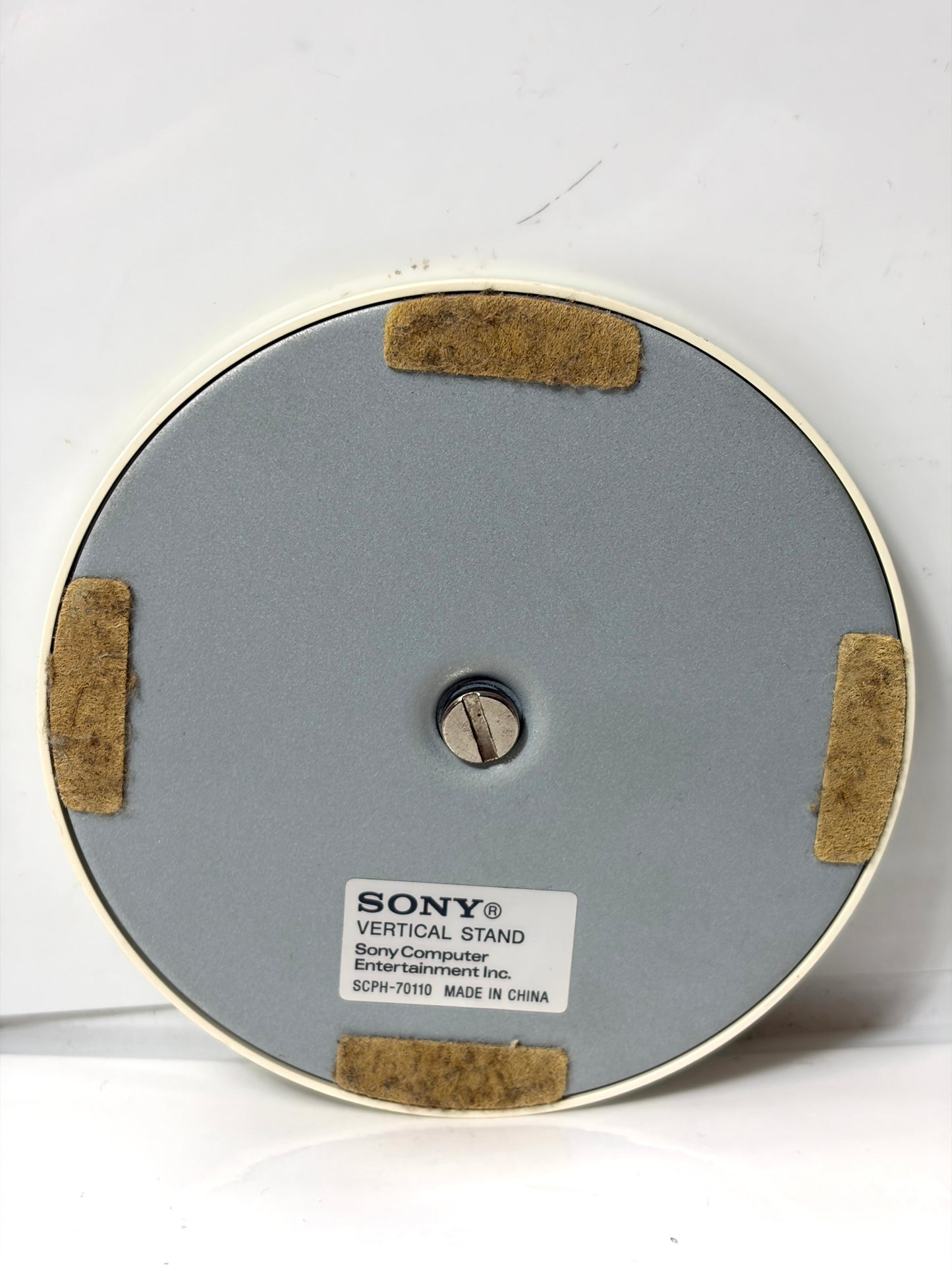【純正】SONY PS2 薄型 縦置きスタンド ホワイト/シルバー SCPH-70110 中古
