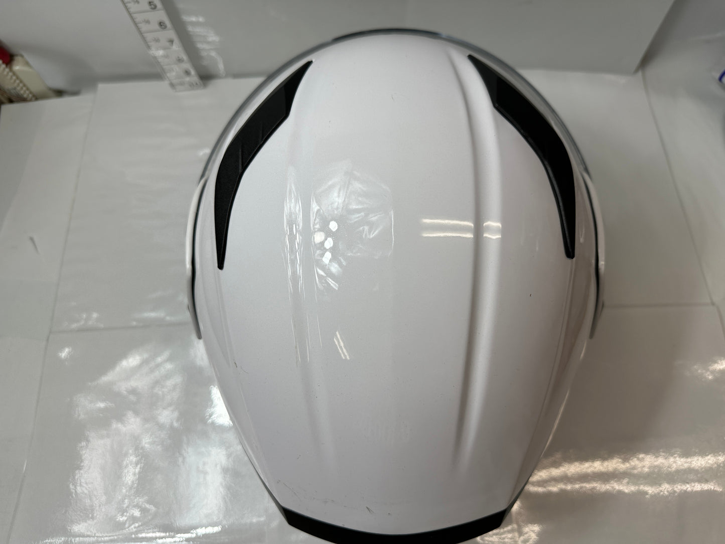 Jiekai JK-902 ミラーシールド付き システムヘルメット XL 61-62cm ジェット フルフェイス フリップアップ バイク オートバイ ホワイト 9/16