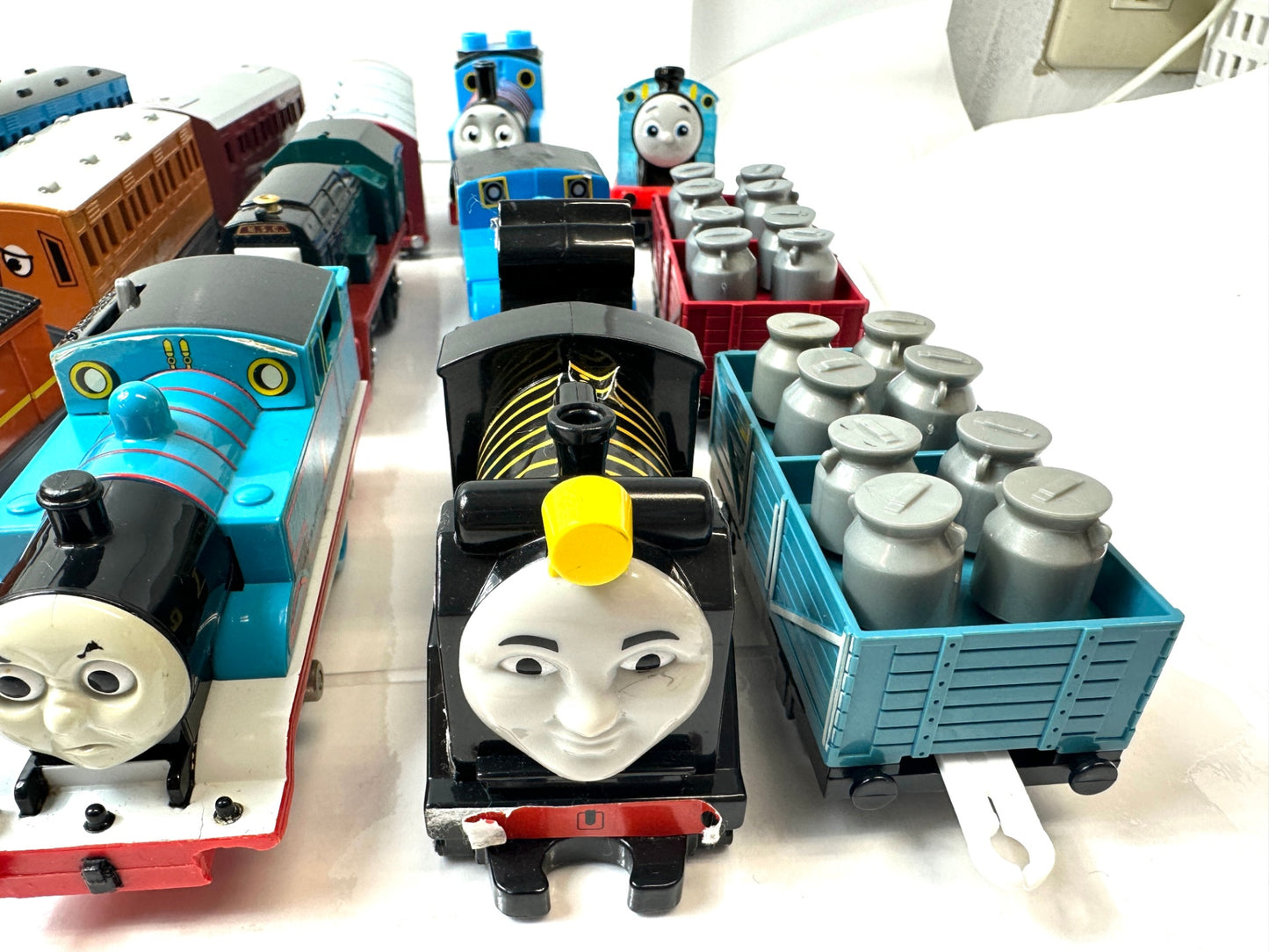 現状品 プラレール他 トーマス車両まとめセット TS-19消防車フリン/TS-20流線形トーマス/スペンサーTS-10/ヒロTS07/ディーゼルTS09 他 9/22