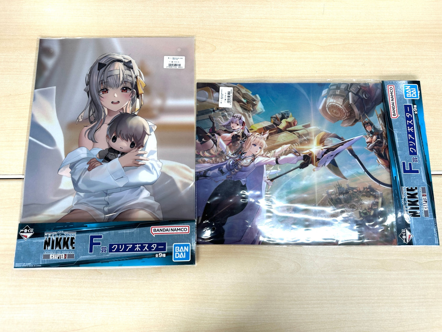 一番くじ 勝利の女神:NIKKE CHAPTER4 F賞 クリアポスター 4種セット BANDAI 8/29