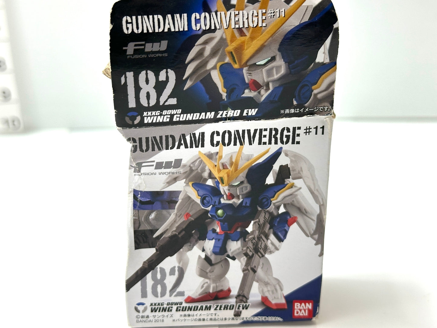 内装未開封品 FW GUNDAM CONVERGE ♯11 182 ウイングガンダムゼロ(EW版) BANDAI ガンダムコンバージ 9/10