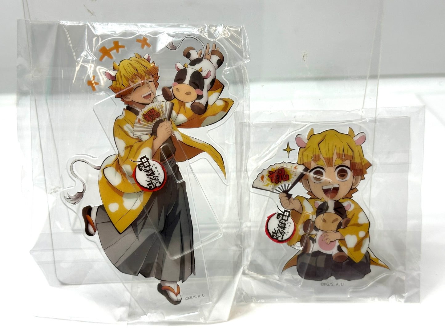 ufotable WEBSHOP 受注生産限定 鬼滅の刃 鬼滅祭 丑年 アクリルスタンド まとめセット 竈門炭治郎/竈門禰豆子/我妻善逸/嘴平伊之助/煉獄杏寿郎 9/10