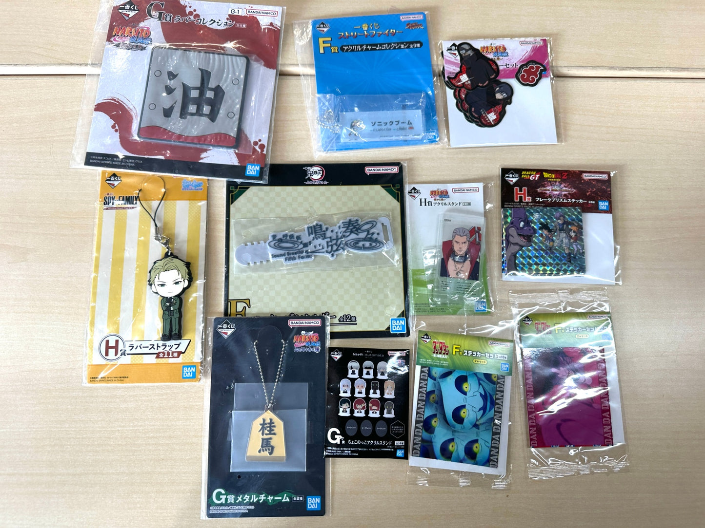 新品・中古混在 男子 男 アニメキャラ グッズまとめセット 一番くじ ヒロアカ ワンピース ハイキュー 幽遊白書 ダンダダン NARUTO ジョジョ 他 B 8/21