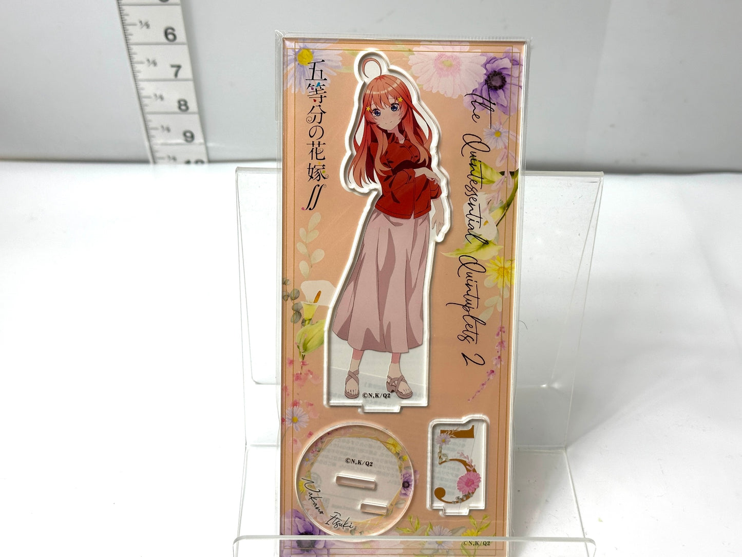 五等分の花嫁 アクリルスタンド アクスタ ムービックmovic 全5種コンプリートセット 中野一花 二乃 三玖 四葉 五月 3/3