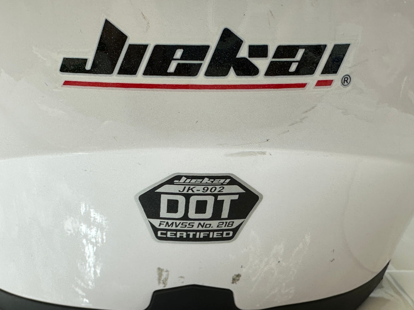 Jiekai JK-902 ミラーシールド付き システムヘルメット XL 61-62cm ジェット フルフェイス フリップアップ バイク オートバイ ホワイト 9/16